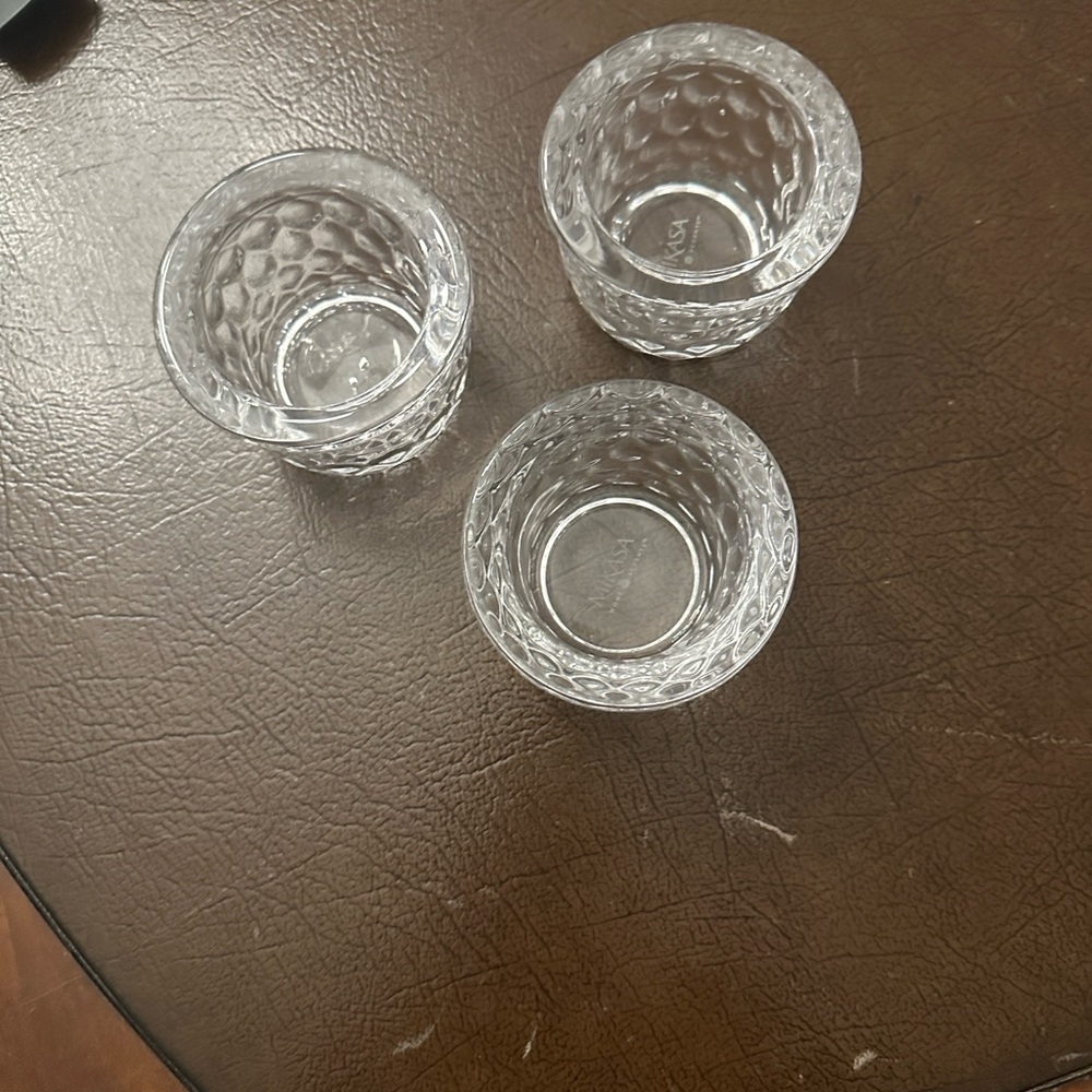 Mikasa Home Accent Votive Glass  Candle Holders